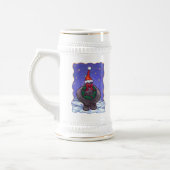 Hippopotamus Kerstmis Bierpul (Links)