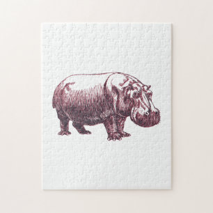 Hippopotamus Legpuzzel