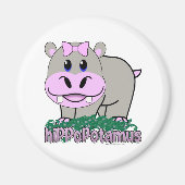 Hippopotamus Magneet (Voorkant)