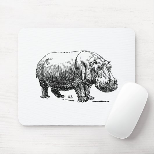 Hippopotamus Muismat (Met muis)