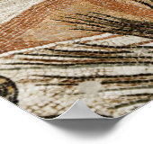 Hippopotamus, nijlmozaïek, Huis van de Faun Poster (Hoek)