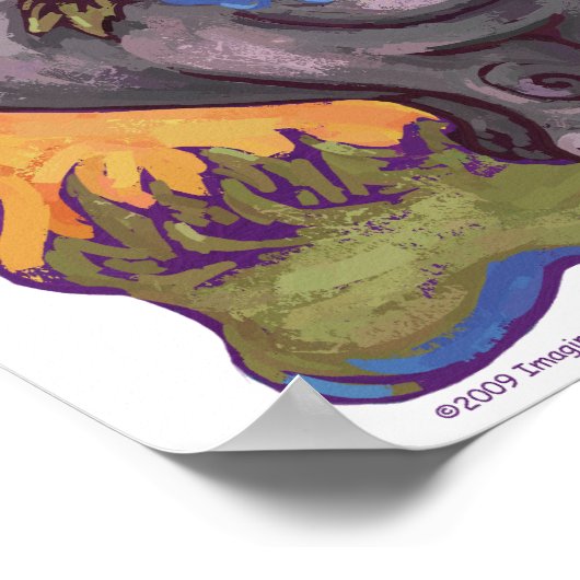 Hippopotamus Party Center Poster (Hoek)