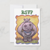 Hippopotamus Party Center RSVP (Voorkant)