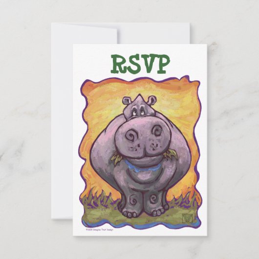 Hippopotamus Party Center RSVP (Voorkant)