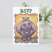 Hippopotamus Party Center RSVP (Staand voorkant)