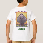 Hippopotamus Party Center T-shirt (Achterkant)