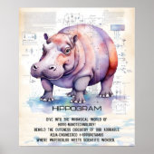 Hippopotamus Poster (Voorkant)