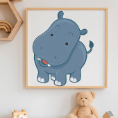 Hippopotamus Poster