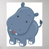 Hippopotamus Poster (Voorkant)