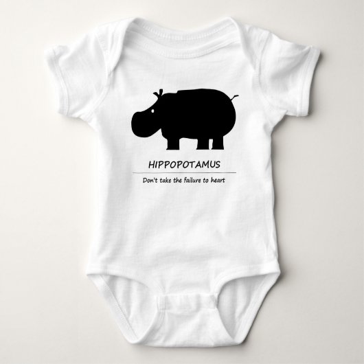 Hippopotamus Romper (Voorkant)