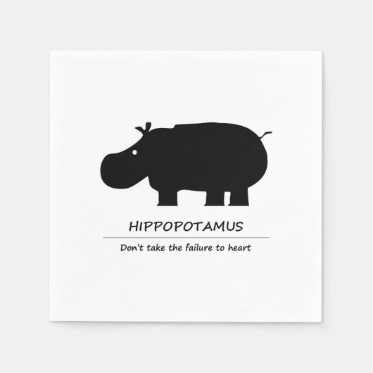 Hippopotamus Servet (Voorkant)