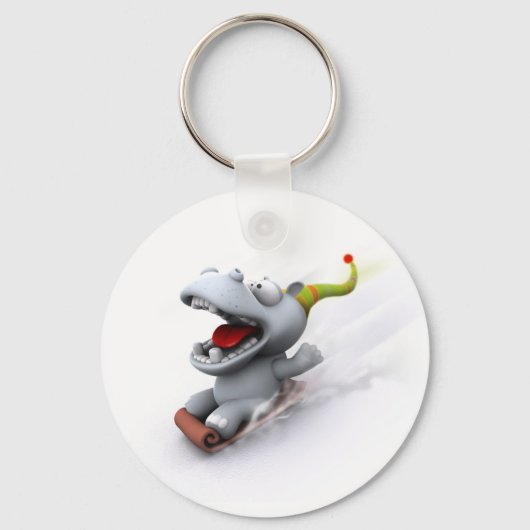 Hippopotamus Sleutelhanger (Voorkant)