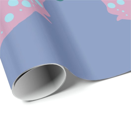 Hippopotamus snor Glossy Wrapping Papier (Rol Hoek)