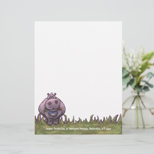 Hippopotamus Stationery (Staand voorkant)
