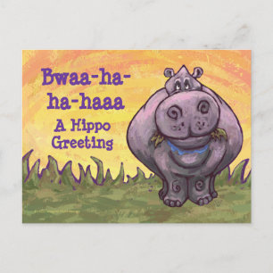 Hippopotamus Stationery Briefkaart