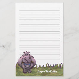 Hippopotamus Stationery Briefpapier