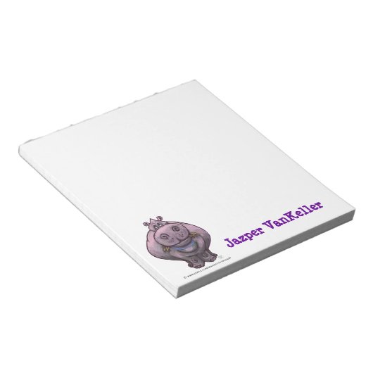 Hippopotamus Stationery Notitieblok (Schuin)