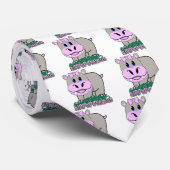 Hippopotamus Stropdas (Opgerold)