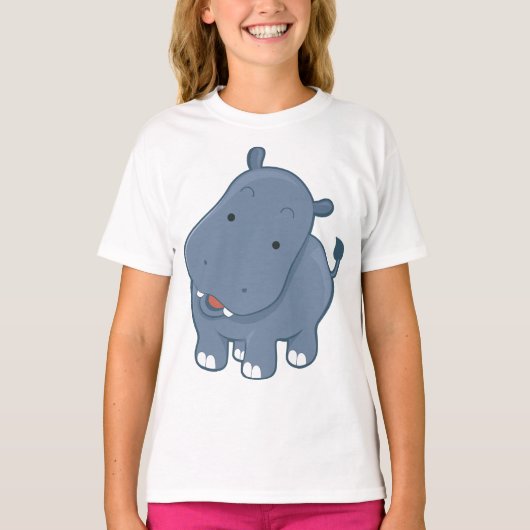 Hippopotamus T-Shirt (Voorkant)