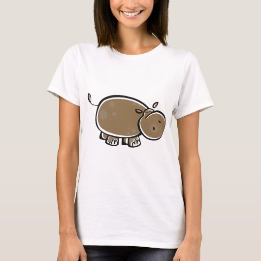 Hippopotamus T-shirt (Voorkant)
