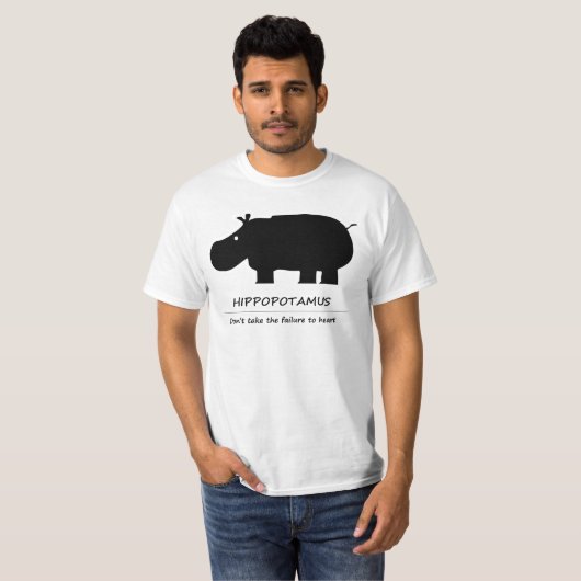 Hippopotamus T-shirt (Voorkant volledig)