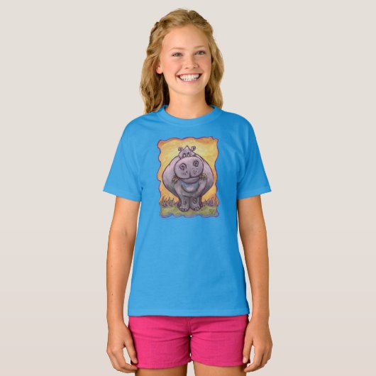 Hippopotamus T-Shirts (Voorkant volledig)