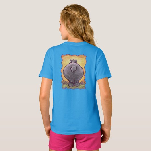 Hippopotamus T-Shirts (Achterkant volledig)