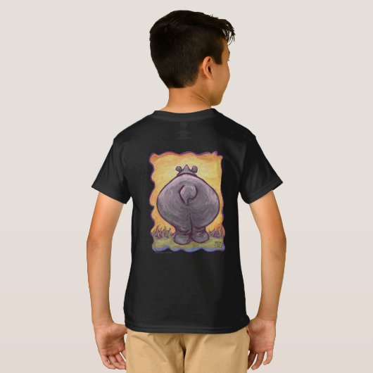Hippopotamus T-Shirts (Achterkant volledig)