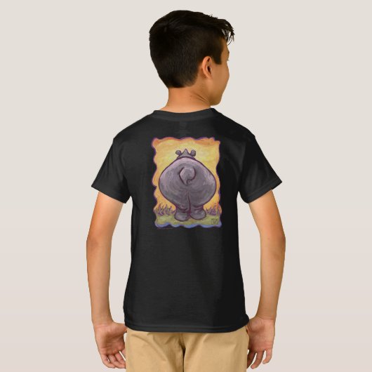 Hippopotamus T-Shirts (Achterkant volledig)
