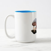 Hippopotamus Two-Tone Mug Tweekleurige Koffiemok (Links)
