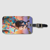 Hippopotamus Vakantie Bagagelabel (Voorkant (horizontaal))