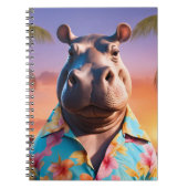 Hippopotamus Vakantie Notitieboek (Voorkant)