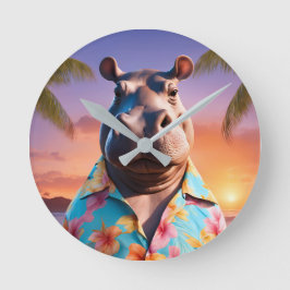 Hippopotamus Vakantie Ronde Klok