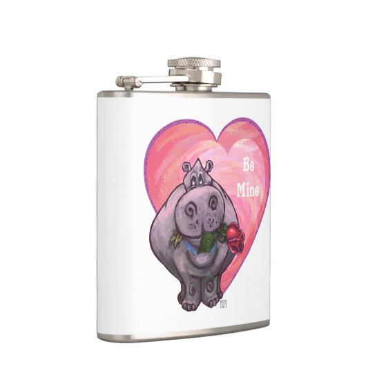 Hippopotamus Valentijnsdag Heupfles (Rechts)