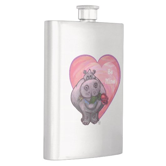 Hippopotamus Valentijnsdag Heupfles (Rechts)