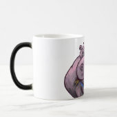 Hippopotamus Valentijnsdag Magische Mok (Links)