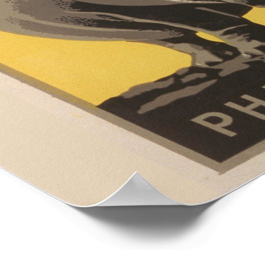 Hippopotamus  WPA Zoo Poster Hippo Art (Hoek)