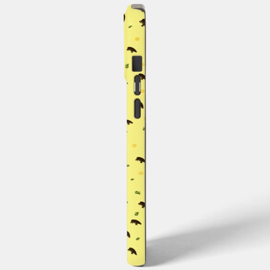 Hippopotamuspatroon Case-Mate iPhone Case (Achterkant / Links)