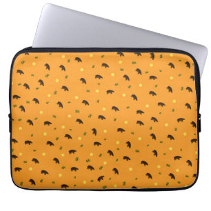 Hippopotamuspatroon Laptop Sleeve