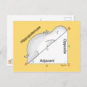 HIPPOPOTENUSE briefkaart: Sandra Boynton Briefkaart (Voorkant / Achterkant)