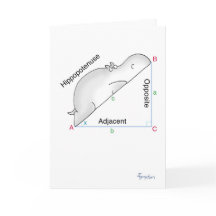 HIPPOPOTENUSE-kaart van Sandra Boynton
