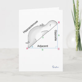 HIPPOPOTENUSE-kaart van Sandra Boynton Kaart