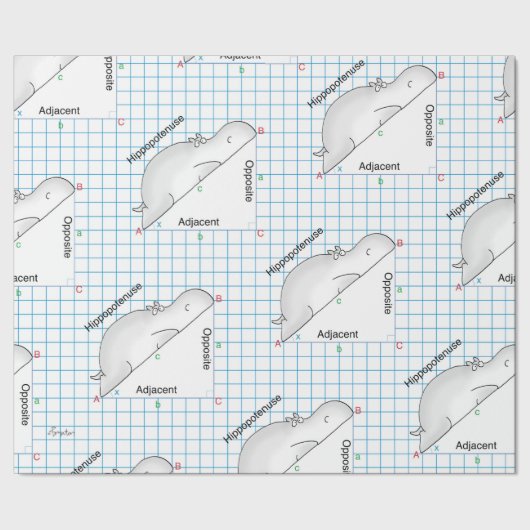 HIPPOPOTENUSE: Sandra Boynton Cadeaupapier (Zoom)