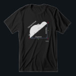 HIPPOPOTENUSE T-shirt van Sandra Boynton<br><div class="desc">Een geometrisch model van een rechte driehoek,  die het Opgestelde,  Aangrenzende,  toont en...  wacht. WAT?</div>