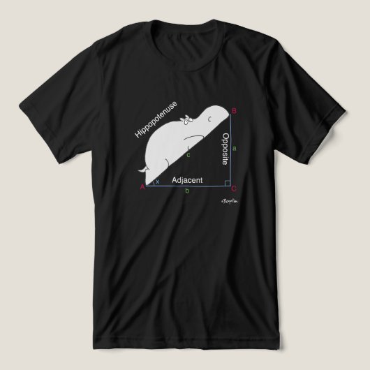 HIPPOPOTENUSE T-shirt van Sandra Boynton (Design voorkant)