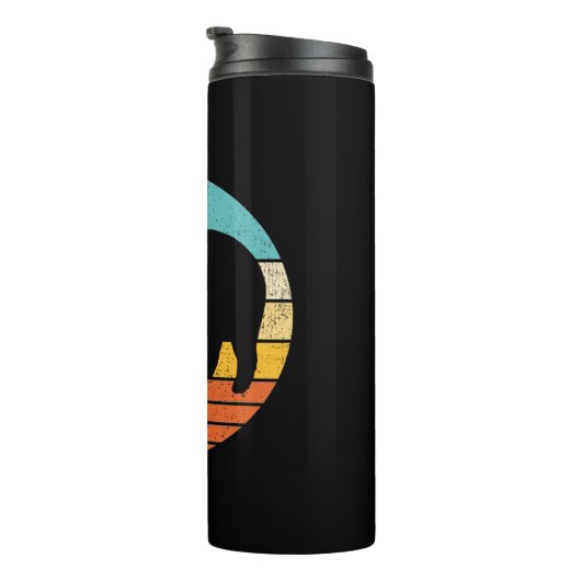 Hippopotomas Retro Sun Thermosbeker (Geroteerd rechts)
