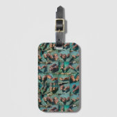 Hippos bij Play: A Pond Paradise Bagagelabel (Voorkant (verticaal))