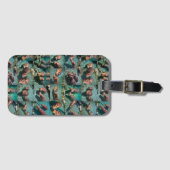 Hippos bij Play: A Pond Paradise Bagagelabel (Voorkant (horizontaal))