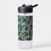 Hippos bij Play: A Pond Paradise Waterfles (Links)