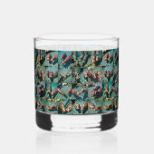 Hippos bij Play: A Pond Paradise Whisky Glas (Achterkant)